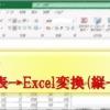 PDF表データ→Excel表に変換(縦一列にコピーされてしまう場合)